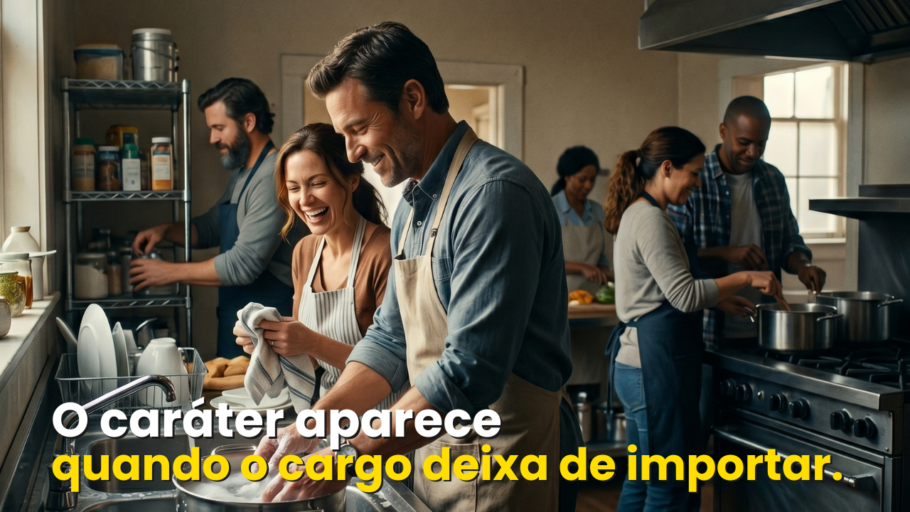 Quando o Empresário Lava Pratos.