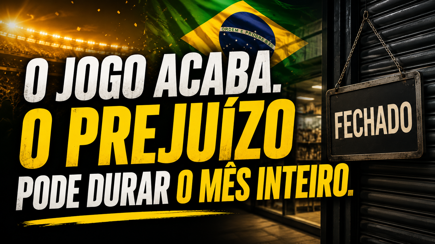 O jogo da Seleção para. O planejamento não deveria.