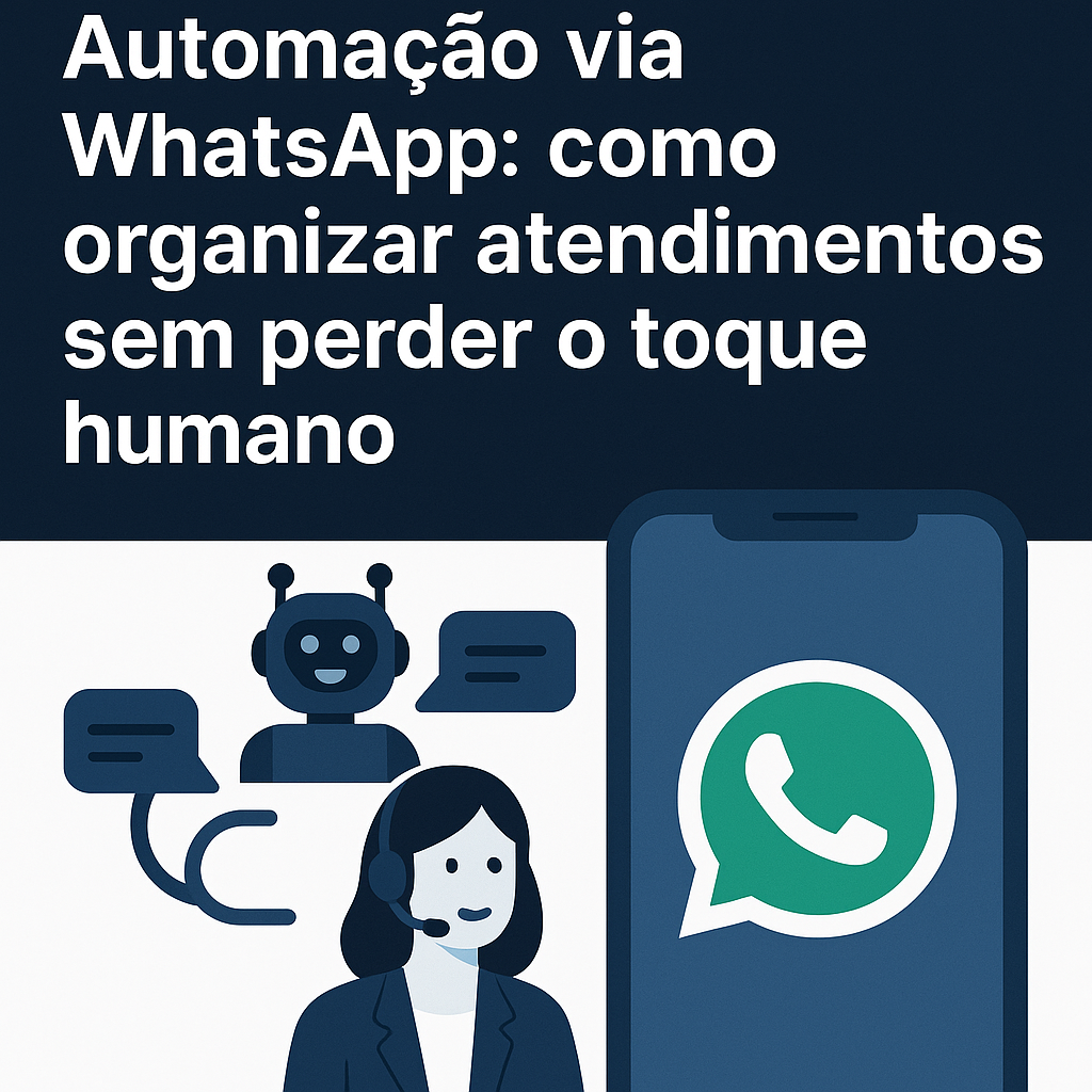 Automação via WhatsApp: como organizar atendimentos sem perder o toque humano