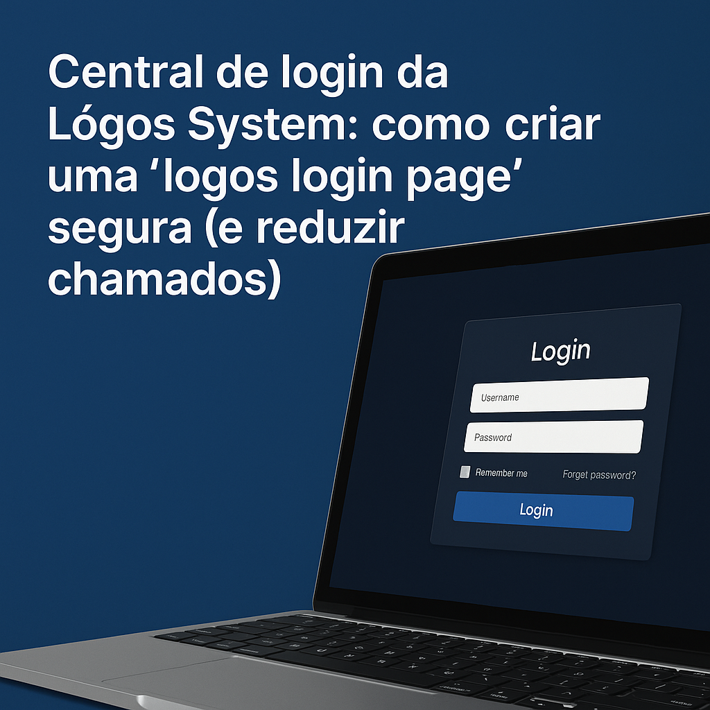 Central de login da Lógos System: como criar uma “logos login page” segura (e reduzir chamados)