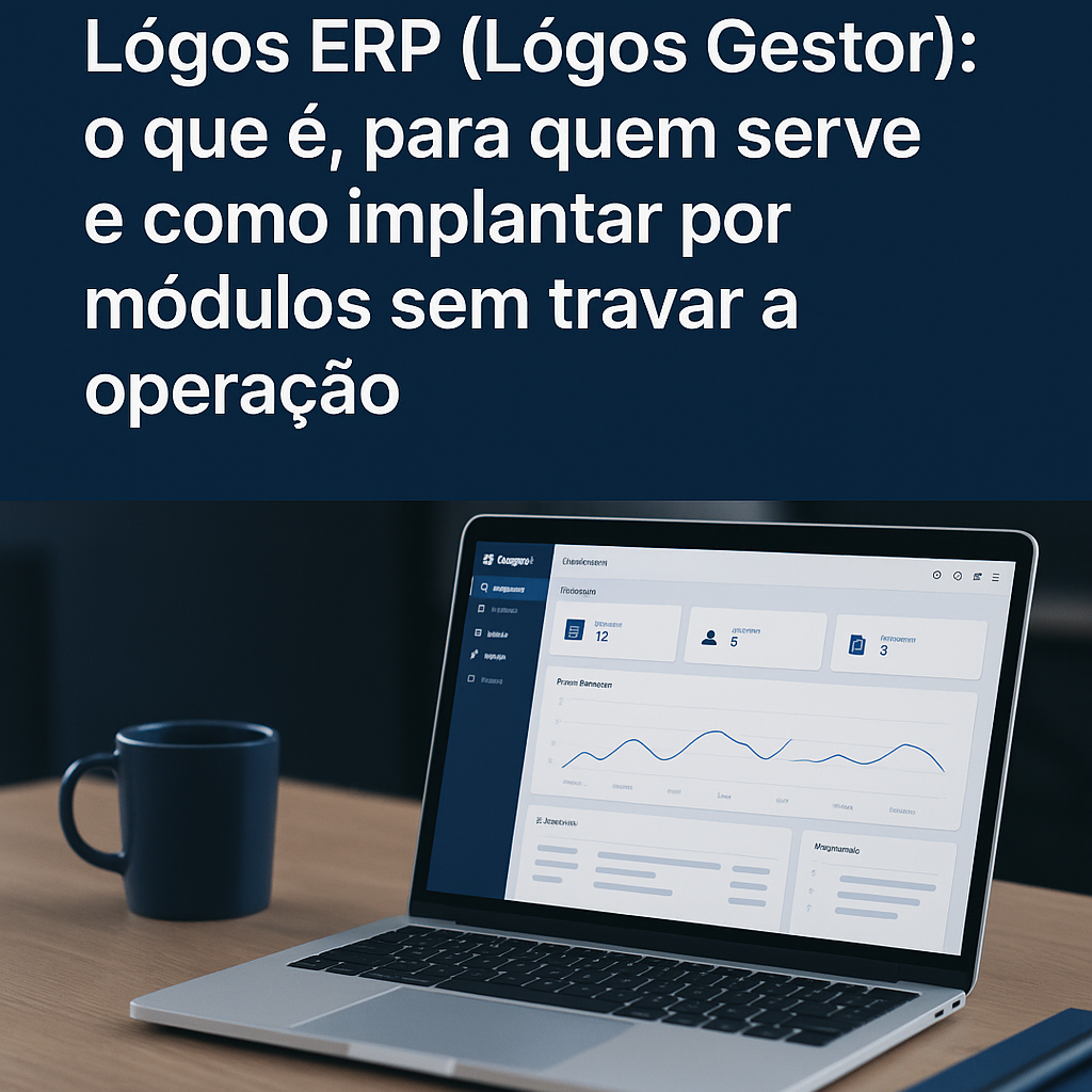 Lógos ERP (Lógos Gestor): o que é, para quem serve e como implantar por módulos sem travar a operação