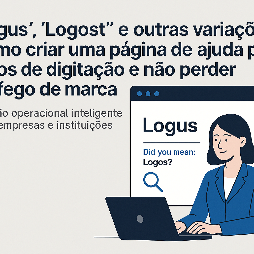 “Logus”, “Logost” e outras variações: como criar uma página de ajuda para erros de digitação e não perder tráfego de marca